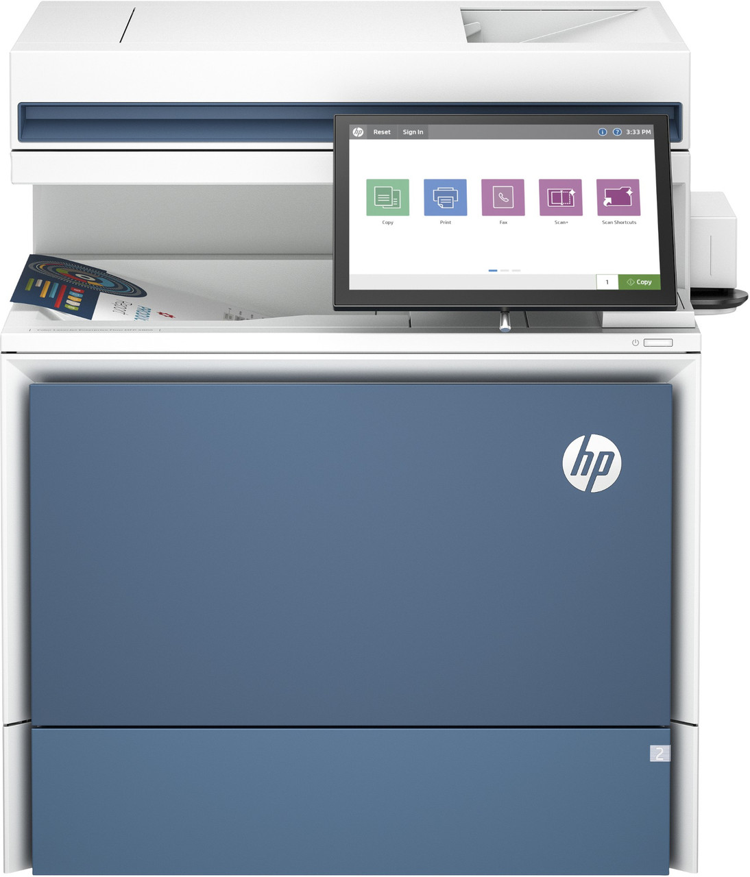 58R10A#BGJ | HP Color LaserJet Enterprise Flow MFP 5800zf Printer