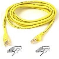 A3L781-10-YLW , Belkin Cat. 5e Patch Cable - 10ft - 1 x RJ-45, 1 x RJ-45 networking cable Yellow 119.7" (3.04 m)