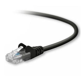 TAA791-20-BLK-S , Belkin CAT5e Snagless Crossover Patch Cable 20 ft networking cable Black 240" (6.1 m)