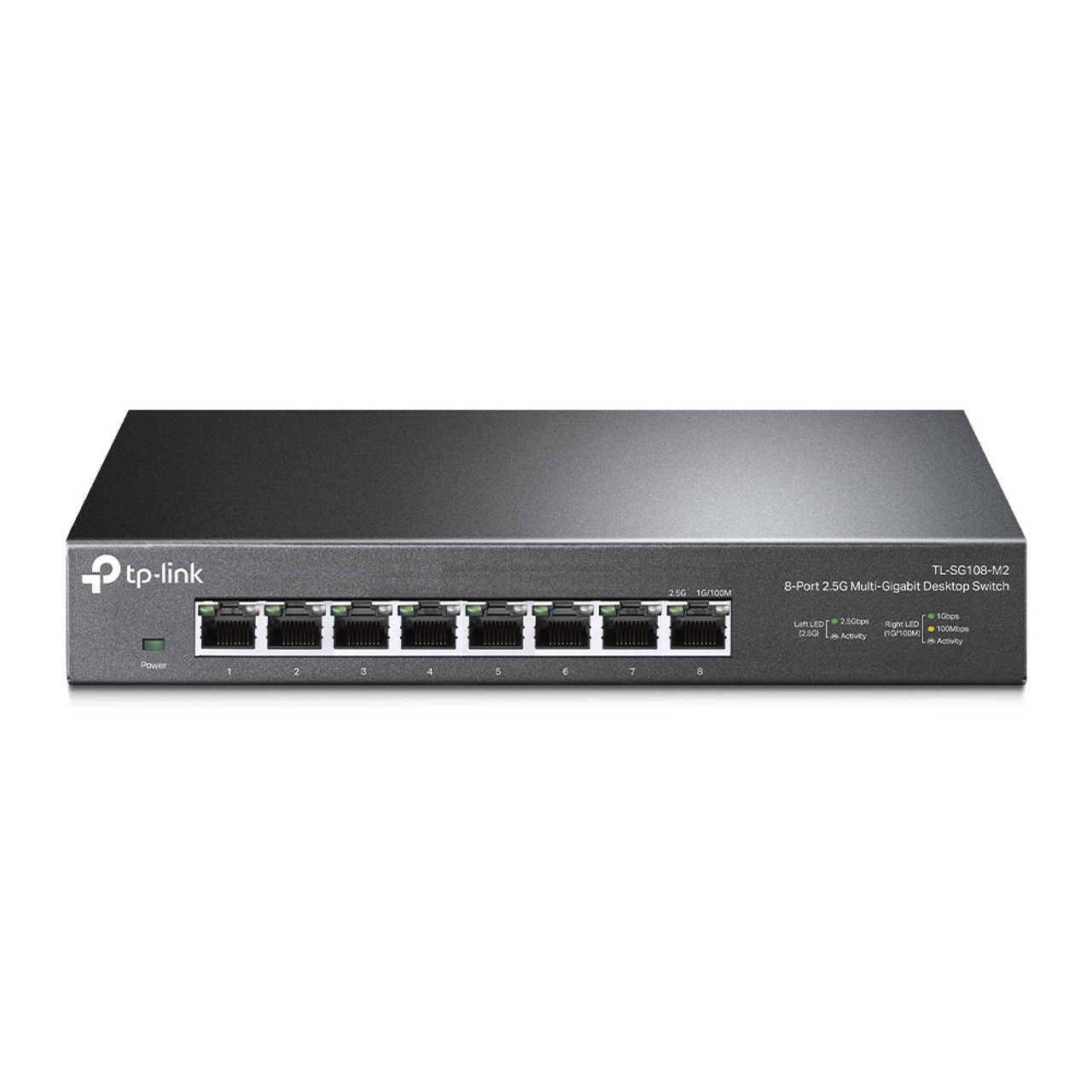 TL-SG108-M2 , TP-Link TL-SG108-M2 network switch Unmanaged 2.5G Ethernet (100/1000/2500) Black