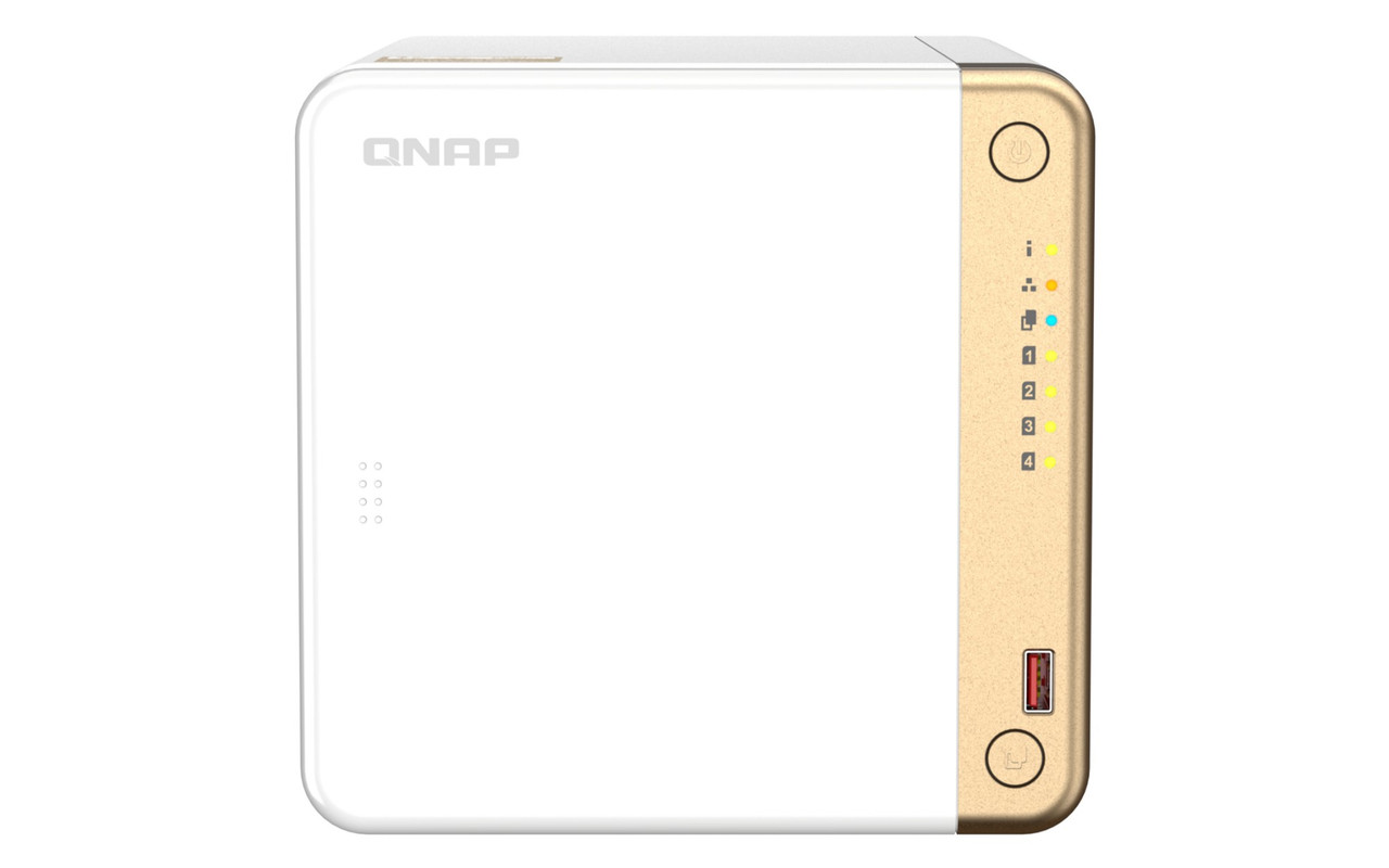 TS-462-4G-US , QNAP TS-462-4G NAS Tower Intel® Celeron® N4505 4 GB DDR4 0 TB QNAP QTS White