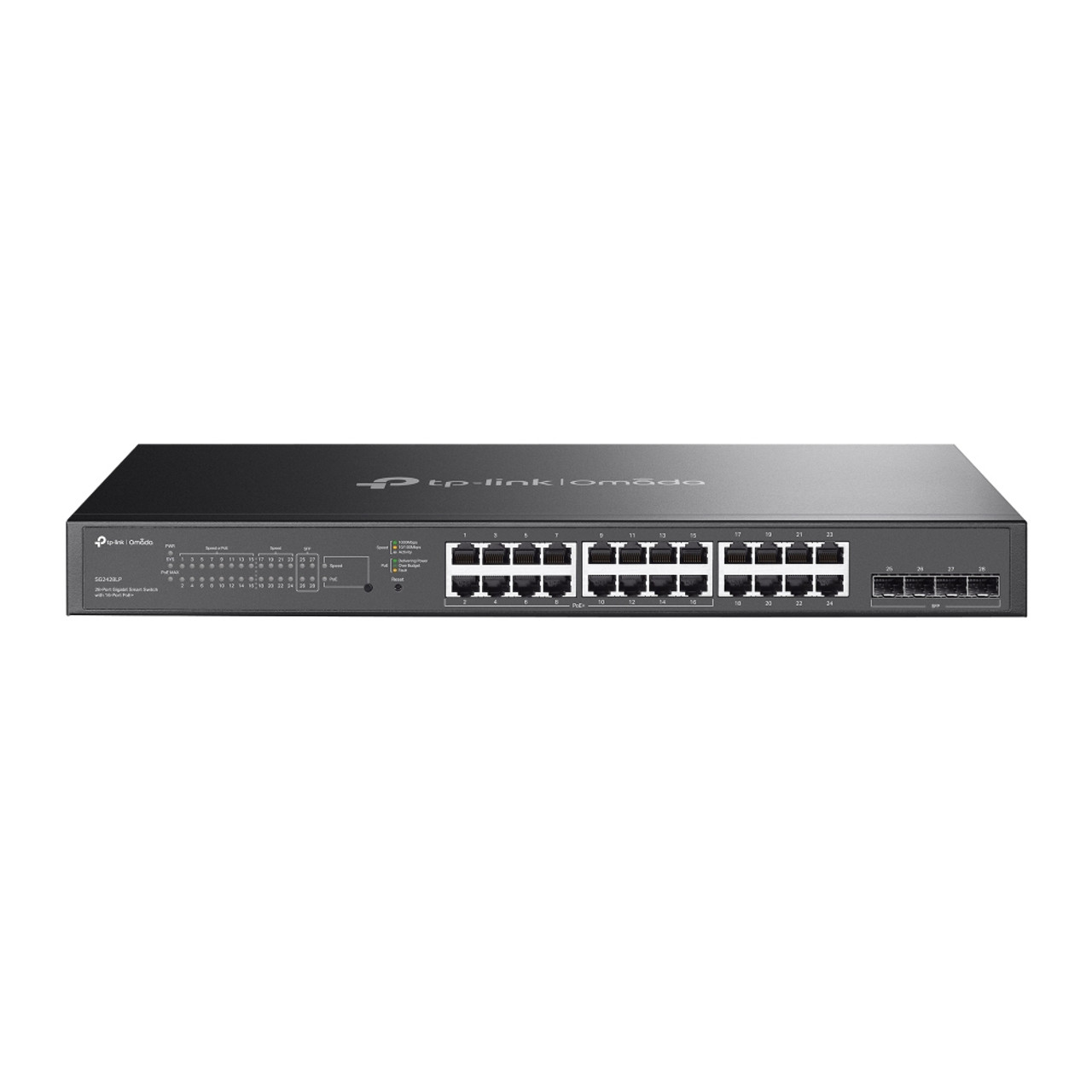 SG2428LP , TP-Link Omada SG2428LP network switch Managed L2/L2+ Gigabit Ethernet (10/100/1000) Power over Ethernet (PoE) Gray