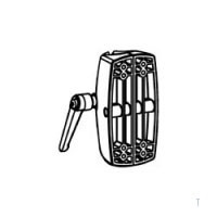 60-420-200 , Ergotron 1-1/2" Pole-Mount Brackets, Large Clamp Black - 60-420-200