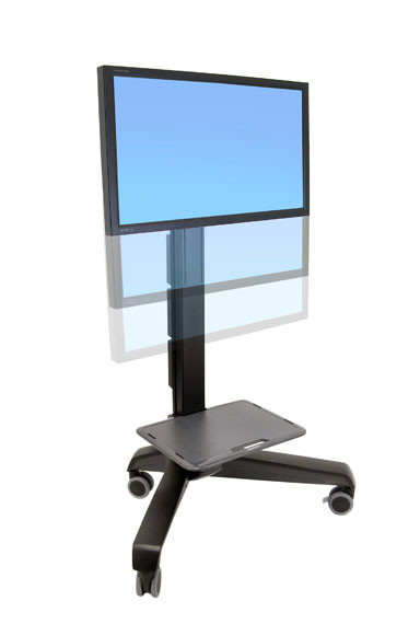 24-190-085 , Ergotron Neo-Flex Mobile MediaCenter LD Black Flat panel Multimedia cart - 24-190-085