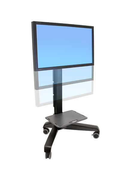24-192-085 , Ergotron Neo-Flex Mobile MediaCenter UHD Black Flat panel Multimedia cart - 24-192-085