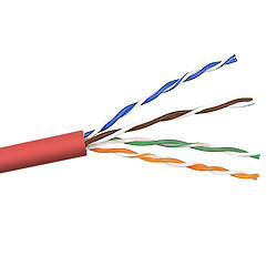A7L504-1000-RED , Belkin Cat5e Bulk Cable - 1000ft - Red networking cable 12007.9" (305 m) - A7L504-1000-RED