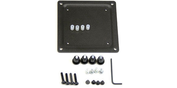 60-254-007 , Ergotron 75 mm to 100 mm Conversion Plate Kit Black Steel - 60-254-007