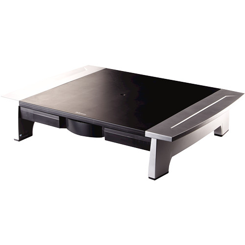 8031101 , Fellowes Office Suites 28" Desk Black, Silver - 8031101