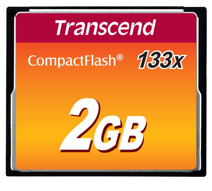 TS2GCF133 , Transcend TS2GCF133 memory card 2 GB CompactFlash MLC