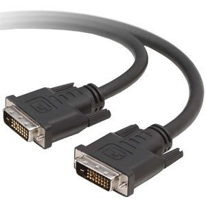 F2E7171-10-DV , Belkin F2E7171-10-DV DVI cable 118.1" (3 m) DVI-D Black