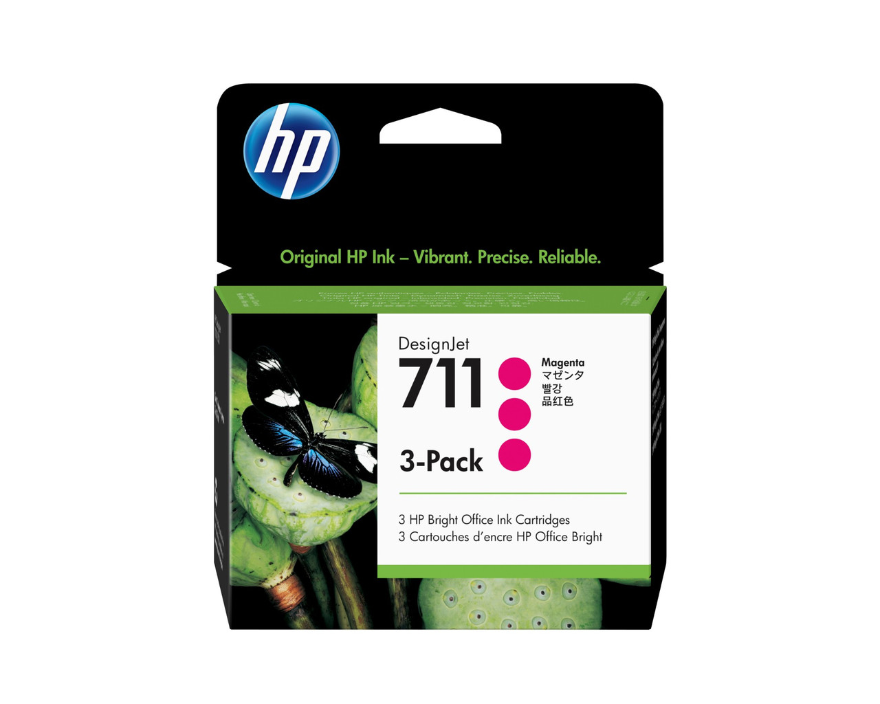 CZ135A , CZ135A (711) Ink cartridge magenta, 29ml, Pack qty 3