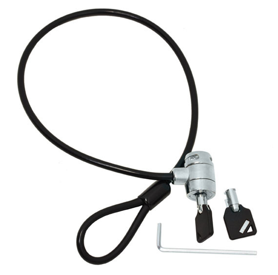 97-702 , Ergotron 97-702 cable lock Black, Silver 3.74" (0.0950 m)