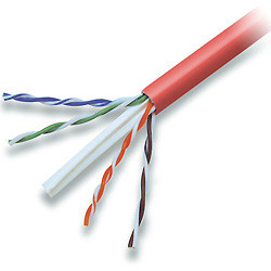 A7L704-1000RD-P , Belkin CAT6 Solid Bulk Cable Plenum networking cable Red 11811" (300 m) - A7L704-1000RD-P