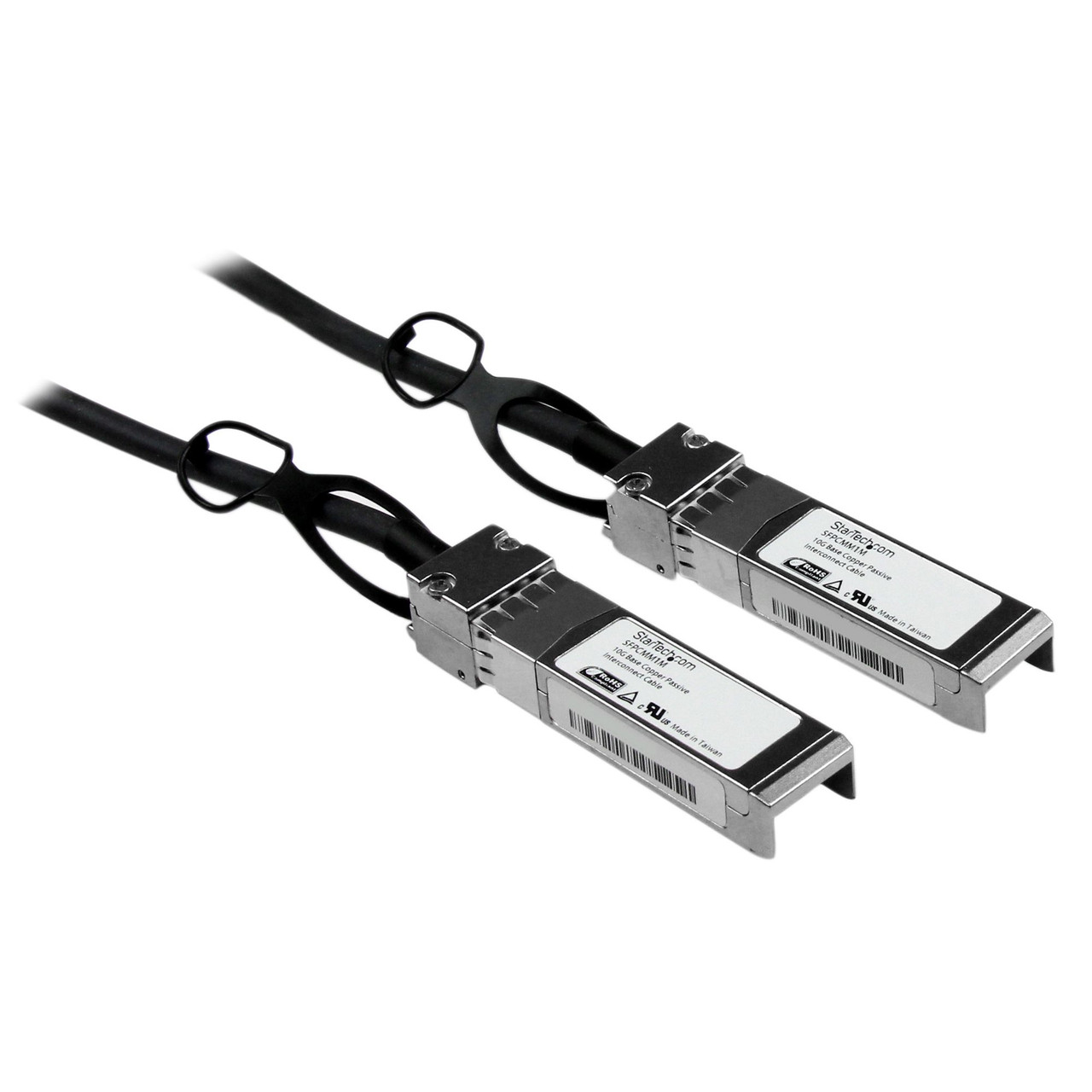 SFPCMM1M , StarTech.com SFPCMM1M InfiniBand/fibre optic cable 39.4" (1 m) SFP+ Black