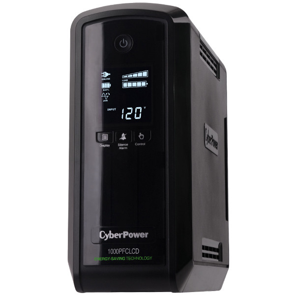 CP1000PFCLCDTAA , CyberPower CP1000PFCLCDTAA uninterruptible power supply (UPS) 1 kVA 600 W 10 AC outlet(s)