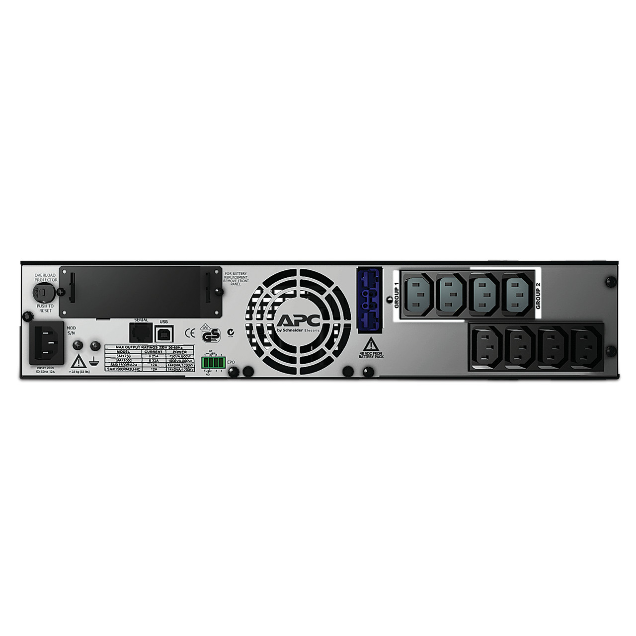 SMX1000I , APC Smart-UPS uninterruptible power supply (UPS) Line-Interactive 1 kVA 800 W 8 AC outlet(s) - SMX1000I