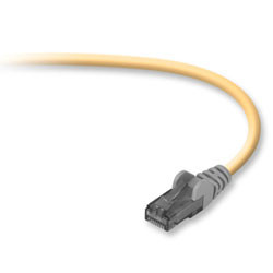 A3X126-50-YLW-M , Belkin CAT5e Snagless Crossover Patch Cable networking cable Yellow 590.6" (15 m) - A3X126-50-YLW-M