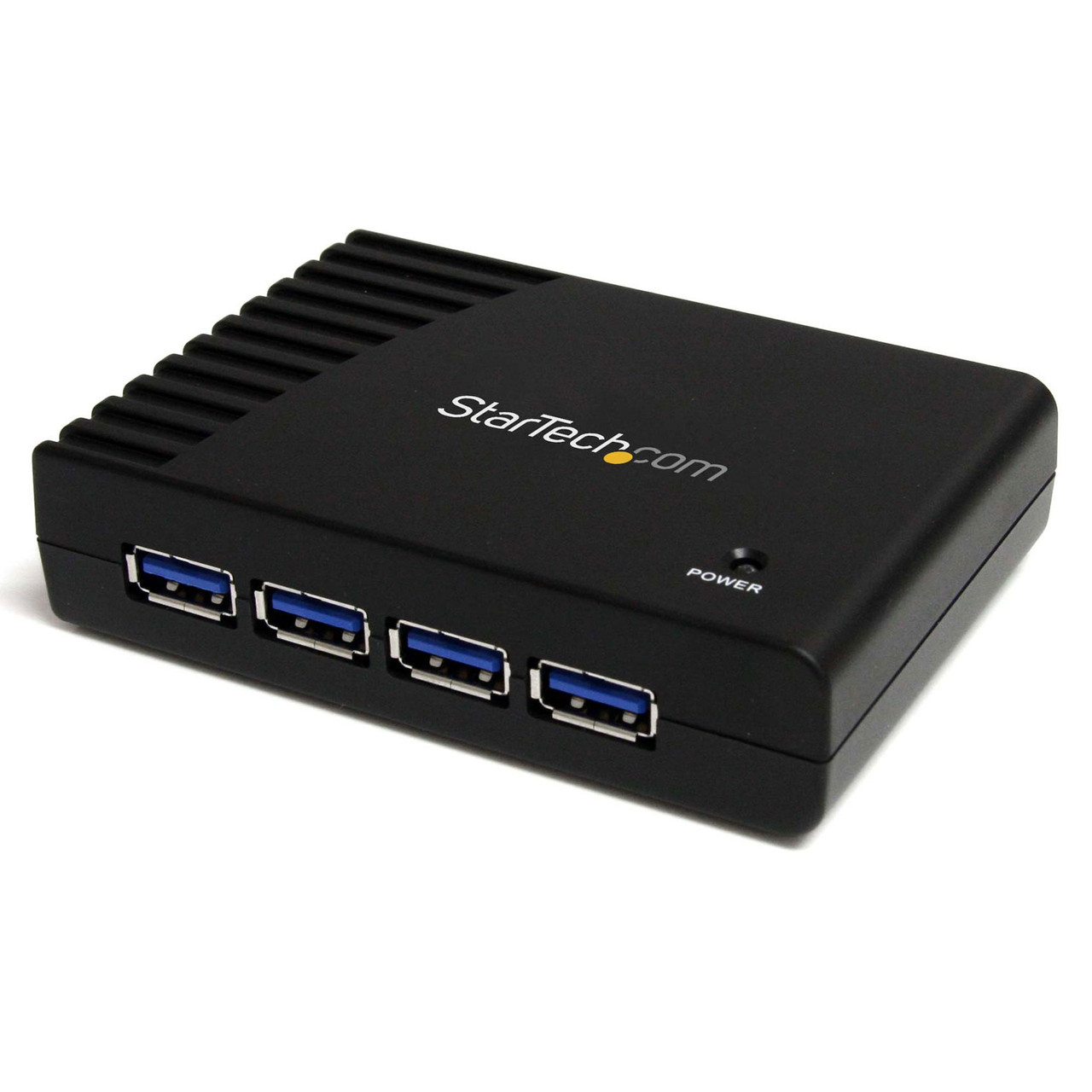 ST4300USB3 , StarTech.com ST4300USB3 interface hub USB 3.2 Gen 1 (3.1 Gen 1) Type-B 5000 Mbit/s Black