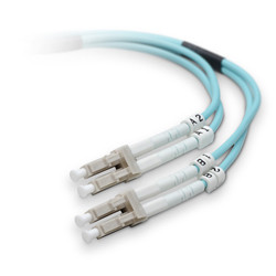 F3F004-10M , Belkin LC - LC, MMF, OM4, 10m InfiniBand/fibre optic cable 393.7" (10 m) OFC Turquoise - F3F004-10M