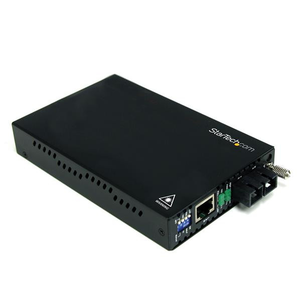 ET90110SM302 , StarTech.com ET90110SM302 network media converter 200 Mbit/s 1310 nm Single-mode Black