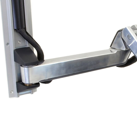 45-261-026 , Ergotron StyleView Sit-Stand Combo Extender Silver Metal - 45-261-026