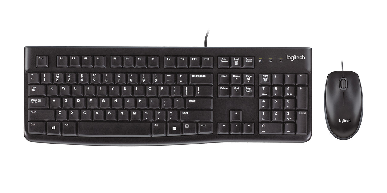 920-002565 , Logitech 920-002565 keyboard Mouse included Office USB English Black