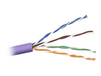 A7J704-1000-PUR , Belkin CAT6 Stranded Bulk Cable 1000 ft networking cable Purple 12000" (304.8 m) - A7J704-1000-PUR