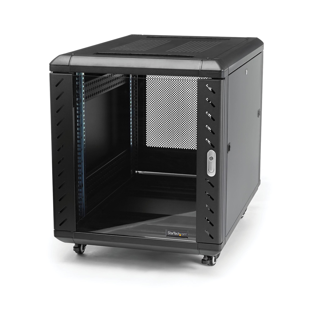 RK1236BKF , StarTech.com RK1236BKF rack cabinet 12U Freestanding rack Black