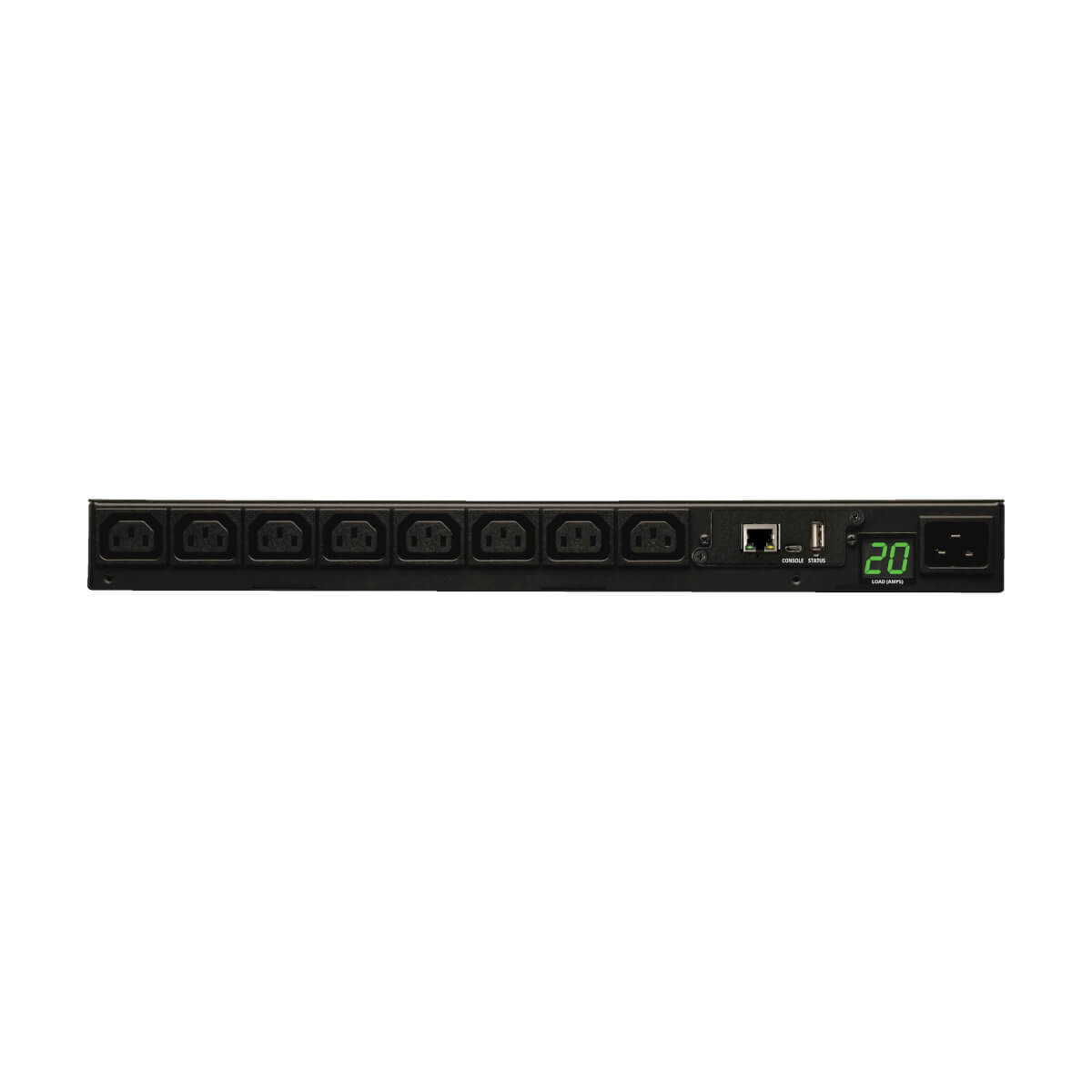 PDUMNH20HV , Tripp Lite PDUMNH20HV power distribution unit (PDU) 8 AC outlet(s) 1U Black
