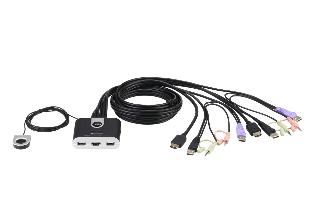 CS692 , ATEN CS692 KVM switch Black