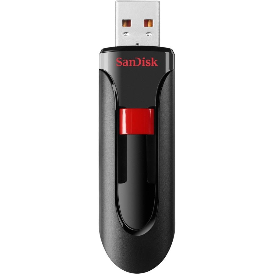 SDCZ60-128G-A46 , SanDisk Cruzer Glide USB flash drive 128 GB USB Type-A 2.0 Black, Red - SDCZ60-128G-A46