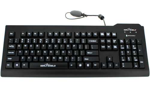 SSKSV207G , Seal Shield Silver Seal keyboard Universal USB QWERTY US English Black - SSKSV207G