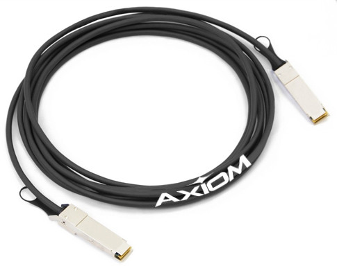 332-1655-AX , Axiom QSFP+ / QSFP+, 3m InfiniBand/fibre optic cable 118.1" (3 m) QSFP+ Black - 332-1655-AX