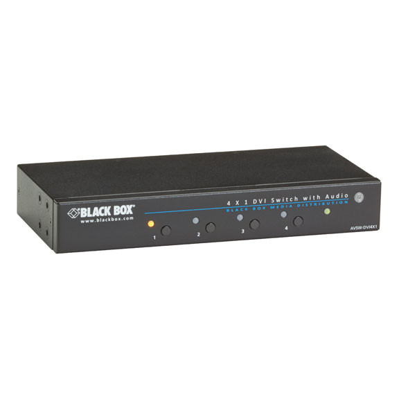 AVSW-DVI4X1 , Black Box AVSW-DVI4X1 video switch DVI