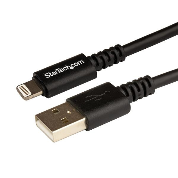 USBLT3MB , StarTech.com USBLT3MB lightning cable 118.1" (3 m) Black