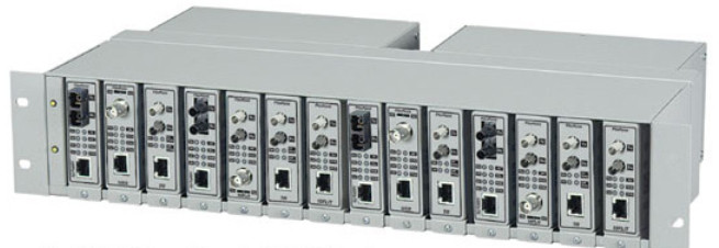 LMC200-2PS , Black Box LMC200-2PS network equipment chassis Silver