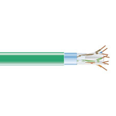 EVNSL0617A-1000 , Black Box EVNSL0617A-1000 networking cable Green 12000" (304.8 m) Cat6 F/UTP (FTP)