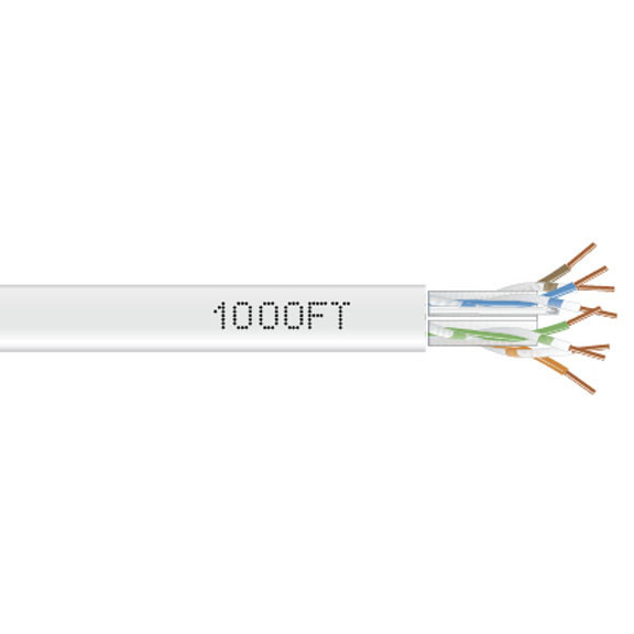 EYN874A-PB-1000 , Black Box EYN874A-PB-1000 networking cable White 12000" (304.8 m) Cat6