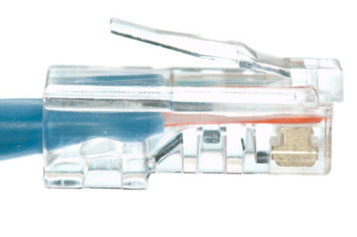 C6-BL-NB-25-ENC , eNet Components Cat6 25ft. networking cable Blue 299.2" (7.6 m) - C6-BL-NB-25-ENC