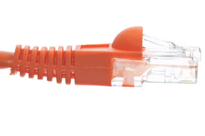 C6-OR-14-ENC , eNet Components Cat6 14ft. networking cable Orange 165.4" (4.2 m) - C6-OR-14-ENC