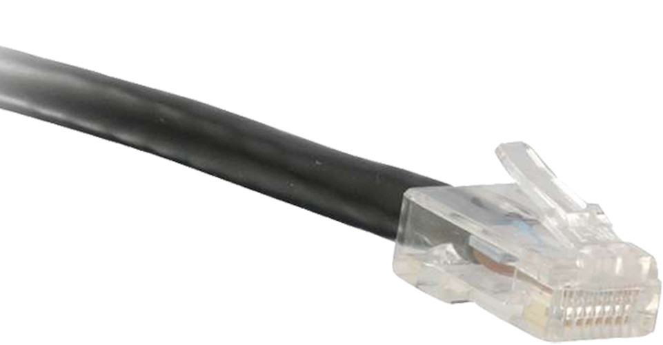 C6-BK-NB-15-ENC , eNet Components 15ft Cat6 networking cable Black 177.2" (4.5 m) - C6-BK-NB-15-ENC