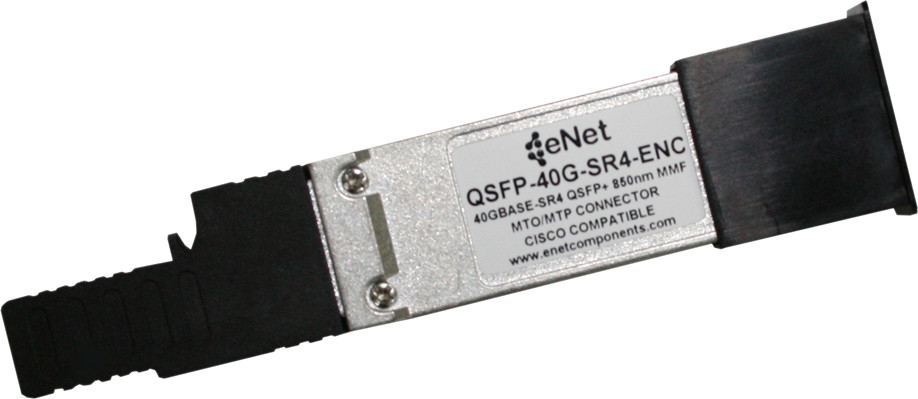 QSFP-40G-SR4-ENC , eNet Components 40GBASE-SR4 QSFP+ network transceiver module Fiber optic 40000 Mbit/s 850 nm - QSFP-40G-SR4-ENC
