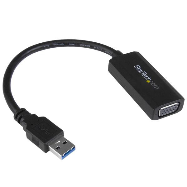 USB32VGAV , StarTech.com USB32VGAV USB graphics adapter 1920 x 1200 pixels Black