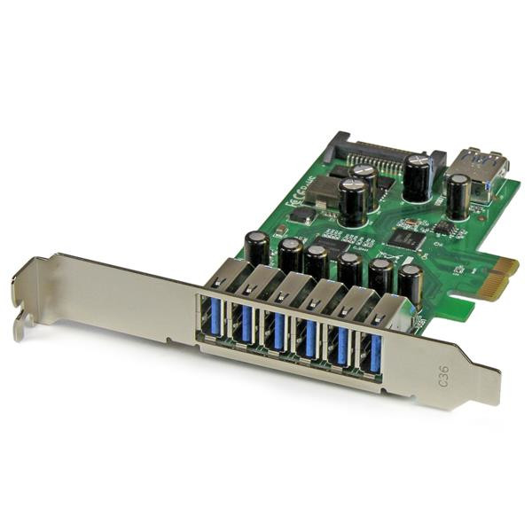 PEXUSB3S7 , StarTech.com PEXUSB3S7 interface cards/adapter Internal SATA, USB 3.2 Gen 1 (3.1 Gen 1)