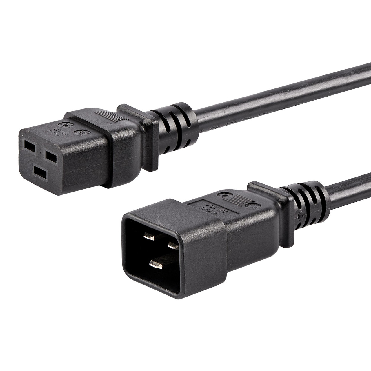 PXTC19201410 , StarTech.com PXTC19201410 power cable Black 118.1" (3 m) C19 coupler C20 coupler