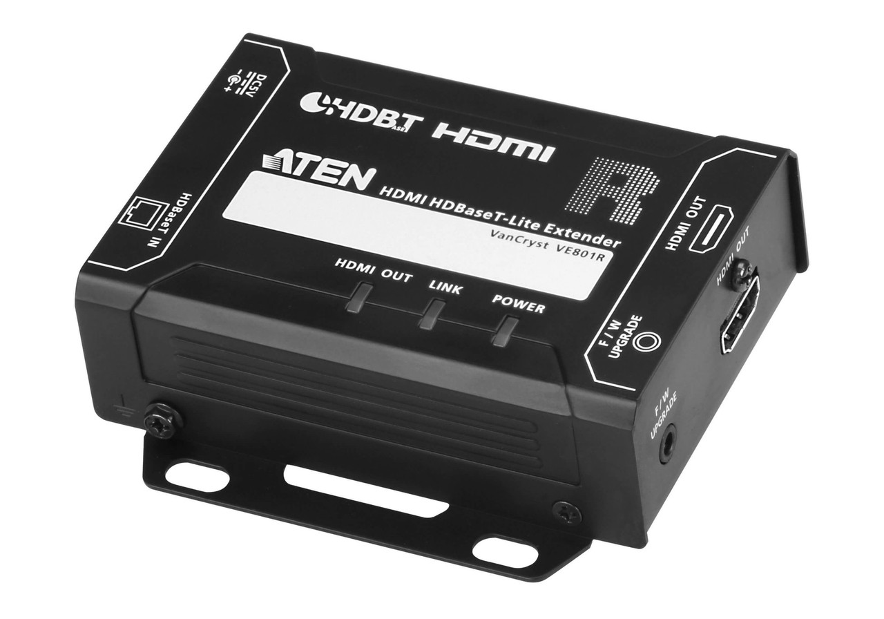 VE801R , ATEN VE801R AV extender AV receiver Black