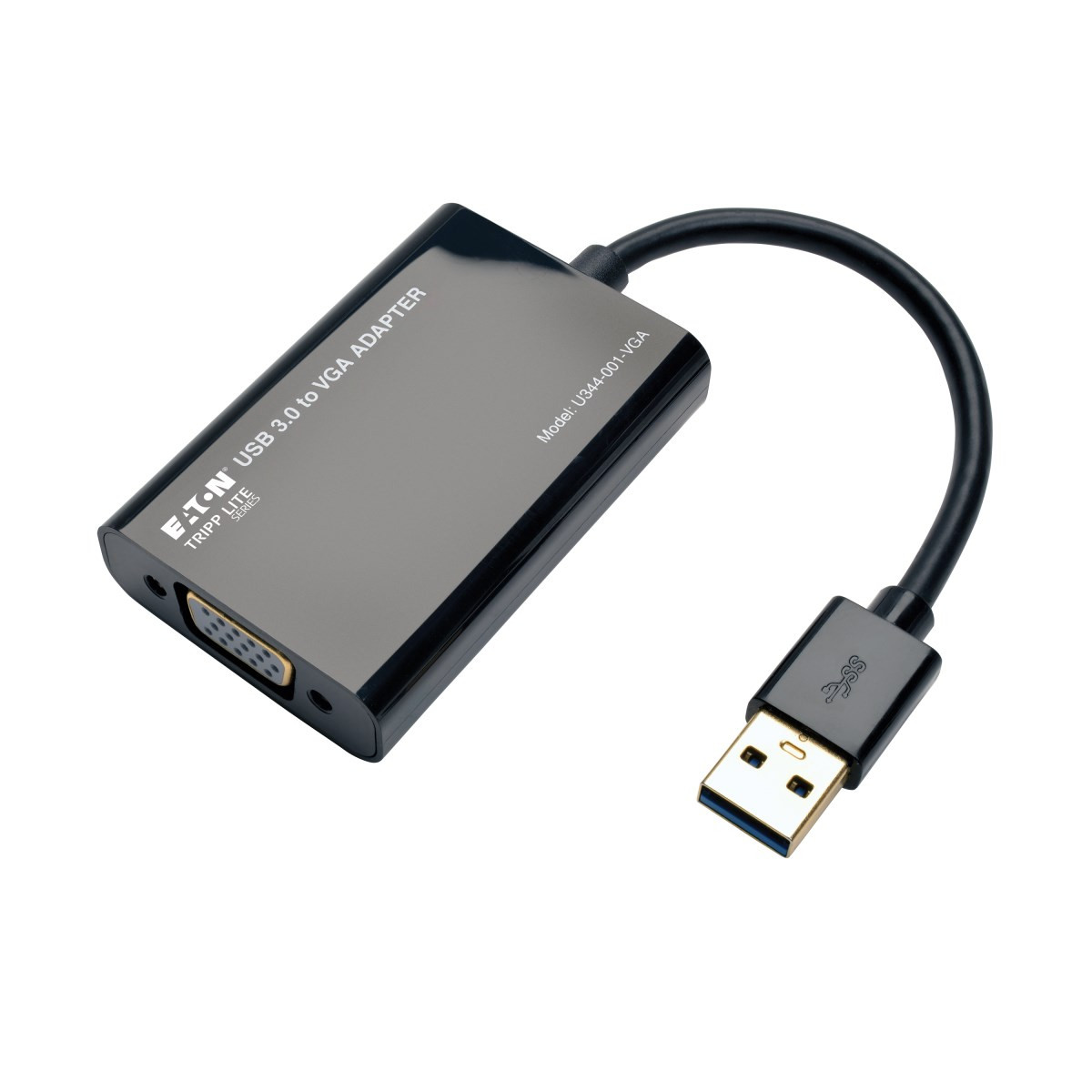 U344-001-VGA , Tripp Lite U344-001-VGA video cable adapter VGA (D-Sub) USB Type-A Black