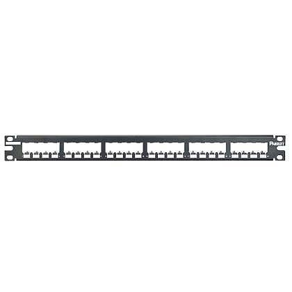 CP24BLY , Panduit 24-port metal modular patch panel 1U - CP24BLY