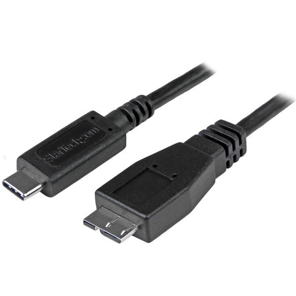 USB31CUB1M , StarTech.com USB31CUB1M USB cable USB 3.2 Gen 2 (3.1 Gen 2) 39.4" (1 m) USB C Micro-USB B 10 Gbit/s Black
