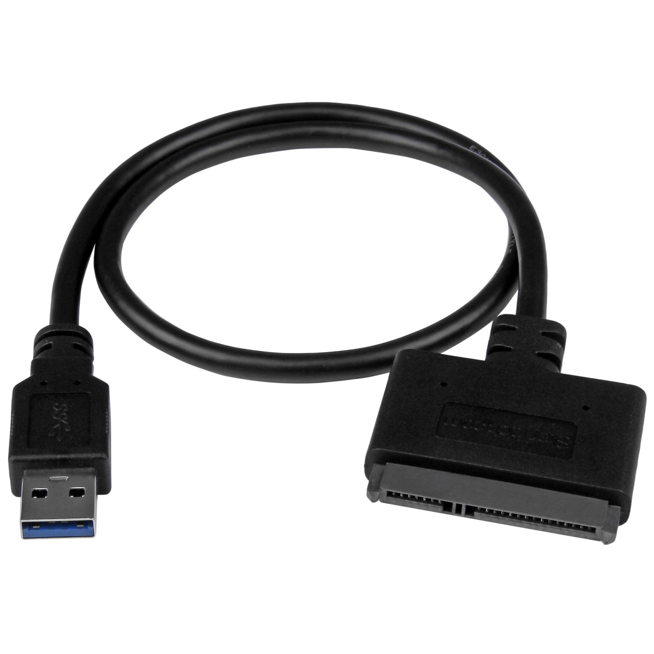 USB312SAT3CB , StarTech.com USB312SAT3CB cable gender changer USB 3.1 A SATA 7+15 pin Black